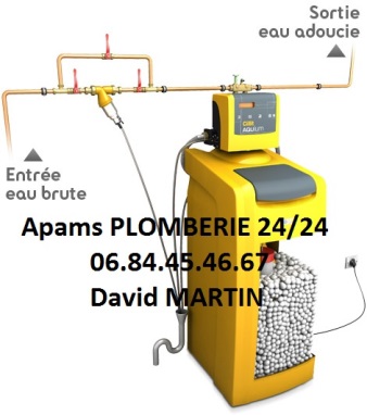 apams plomberie Chaponost pose et installation d'adoucisseur, le rhone une région calcaire