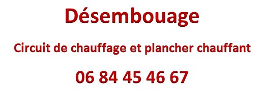 Désembouage de circuit de chauffage et de plancher chauffant Chaponost... 06 84 45 46 67 David MARTIN